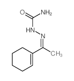 Ketone, 1-cyclohexen-1-yl methyl, semicarbazone结构式