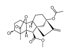 3β-chloro-gibberellin A20 methyl ester 13-acetate结构式
