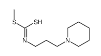 methyl N-(3-piperidin-1-ylpropyl)carbamodithioate结构式