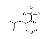 2-二氟甲氧基苯磺酰氯结构式