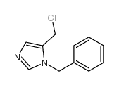 1-苄基-5-(氯甲基)-1H-咪唑结构式