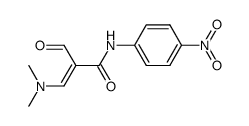 (E)-3-(dimethylamino)-2-formyl-N-(4-nitrophenyl)acrylamide结构式
