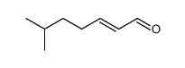6-methyl-hept-2-enal结构式