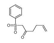 1-(benzenesulfonyl)hex-5-en-2-one Structure