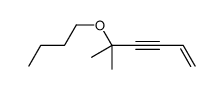 5-butoxy-5-methylhex-1-en-3-yne结构式