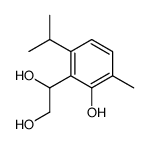 1-(2-hydroxy-6-isopropyl-3-methylphenyl)ethane-1,2-diol Structure