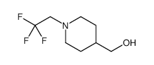 [1-(2,2,2-trifluoroethyl)piperidin-4-yl]methanol结构式