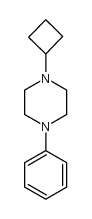 1-环丁基-4-苯基哌嗪结构式