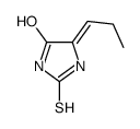 5-Propylidene-2-thioxo-4-imidazolidinone Structure