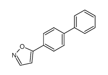 5-([1,1'-biphenyl]-4-yl)-isoxazole结构式