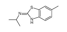 2-Benzothiazolamine,6-methyl-N-(1-methylethyl)-(9CI)结构式