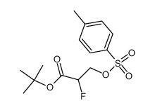 Tert-Butyl 2-Fluoro-3-(4-toluenesulfonyloxy)propanoate Structure