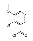 Benzoyl chloride, 2-chloro-3-methoxy- (9CI) Structure