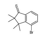 4-bromo-2,2,3,3-tetramethylindene-1-thione结构式