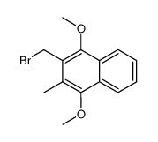 2-bromomethyl-3-methyl-1,4-dimethoxynaphthalene结构式