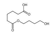 6-(4-hydroxybutoxy)-6-oxohexanoic acid Structure
