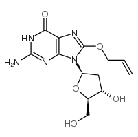 8-allyloxy-2'-deoxyguanosine Structure