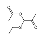 1-acetoxy-1-ethylsulfanyl-acetone结构式