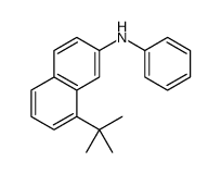 8-tert-butyl-N-phenylnaphthalen-2-amine Structure