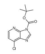 7-氯-3H-咪唑并[4,5-b]吡啶-3-羧酸叔丁酯结构式