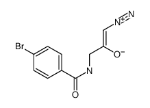 3-[(4-bromobenzoyl)amino]-1-diazonioprop-1-en-2-olate Structure