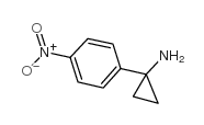 Cyclopropanamine, 1-(4-nitrophenyl)- Structure