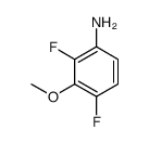 2,4-Difluoro-3-methoxyaniline Structure
