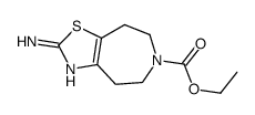 2-AMINO-4,5,7,8-TETRAHYDRO-6-(N-CARBETHOXY)THIAZOLO[5,4-D]AZEPINE Structure