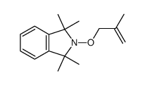 1,1,3,3-tetramethyl-2-(2'-methylprop-2'-enoxy)isoindoline Structure