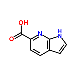 7-氮杂吲哚-6-甲酸结构式