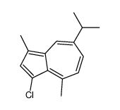 3-chloro-1,4-dimethyl-7-propan-2-ylazulene Structure