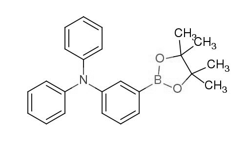 N,N-diphenyl-3-(4,4,5,5-tetramethyl-1,3,2-dioxaborolan-2-yl)aniline Structure
