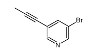 3-溴-5-(丙炔-1-基)吡啶结构式