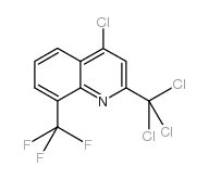 4-氯-2-三氯甲基-8-三氯甲基喹啉结构式