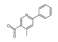 4-甲基-5-硝基-2-苯基吡啶结构式
