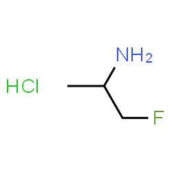 1-氟丙-2-胺盐酸盐结构式