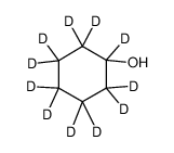 环己醇-D11结构式