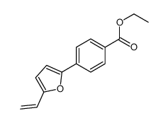 ethyl 4-(5-ethenylfuran-2-yl)benzoate结构式