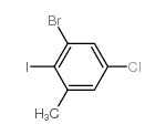 3-溴-5-氯-2-碘甲苯结构式