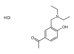 1-{3-[(二乙氨基)甲基]-4-羟基苯基}乙酮盐酸盐结构式