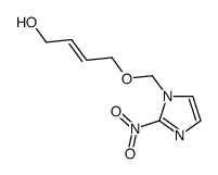 4-[(2-Nitro-1H-imidazol-1-yl)methoxy]-2-buten-1-ol结构式