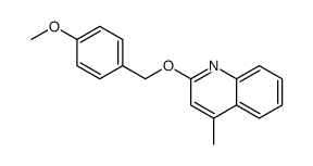 2-[(4-methoxyphenyl)methoxy]-4-methylquinoline Structure