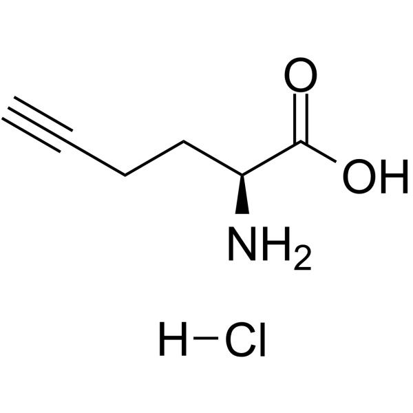 L-Homopropargylglycine hydrochloride结构式