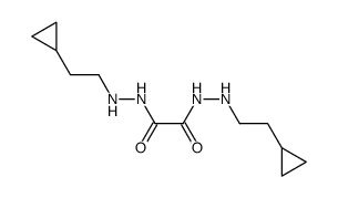 1-N',2-N'-bis(2-cyclopropylethyl)ethanedihydrazide结构式