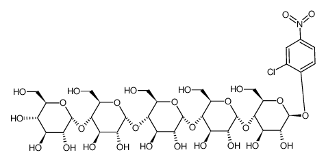 2-chloro-4-nitrophenyl β-maltopentaoside Structure