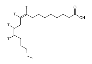 linoleic acid, [9,10,12,13-3h] Structure