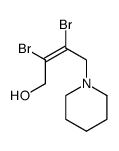 (E)-2,3-dibromo-4-piperidin-1-ylbut-2-en-1-ol Structure