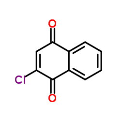 2-氯-1,4-萘醌结构式