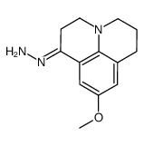 2,3,6,7-Tetrahydro-9-methoxy-1H,5H-benzo[ij]quinolizin-1-one hydrazone结构式