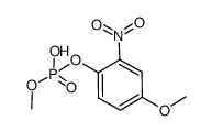 methyl 2-nitro-4-methoxyphenyl phosphate结构式